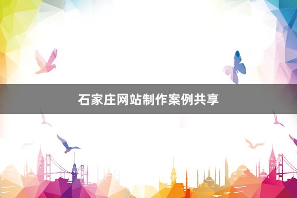 石家庄网站制作案例共享
